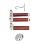 Electromagnet Current Tester Set With Helical Coil Electric Bell And Hook Portable Physics Lab Kit components displayed