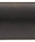 Close-up of a high speed steel short length drill bit with black oxide finish, part of a 15-piece set, ferrous material use.