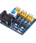 DC DC Buck Converter Module Step Down Power Supply 12V To 3.3V 5V And 12V Outputs, PCB Mount, Battery Powered, 0.8A, Compact