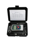 Digital Push Pull Gauge With Backlit Display Portable Dynamometer For On The Go Compression Tests AMF 500N Max 1 Percent Precision White Unit Requires Two AAA Batteries Not Included in case