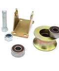 UGroove Rigid Track Wheel Sliding Gate Roller Beefy Heavy Duty Barn Door Caster 45 Steel With Double Bearings