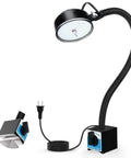 LED Work Light With Magnetic Base Gooseneck 20W 2000LM Flexible Adjustable Machine Light For Garage Workshop Hands Free Heavy Duty Lighting
