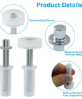 Bi Fold Door Top Roller Guide Kit With Spring Loaded Wheels And Pivots DIY Friendly Closet Door Hardware shown with plastic and metal parts
