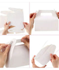 Assembling 30 Pcs Kraft Gift Boxes With Soft Lining And Protective Outer Shell For Jewelry Packaging Wedding Decor Party Favors