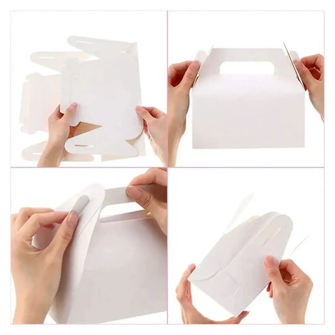 Assembling 30 Pcs Kraft Gift Boxes With Soft Lining And Protective Outer Shell For Jewelry Packaging Wedding Decor Party Favors