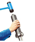 Universal Bearing Install Kit TMFT36 Bearing Fitting Tool Set shown in use, pro grade ergonomic hand tool gripping a bearing
