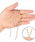 328 Ft Jute Twine 1.5 mm 2 Ply Natural Craft Twine String for Gift Wrapping DIY Crafts Gardening shown on hand with close-up inset
