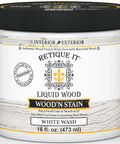 Straight Up Real Wood Look Liquid Gel Stain White Wash Nails 16 Oz Pint, liquid wood stain jar for interior and exterior surfaces.