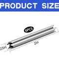 Pro Grade Six Piece Screw Extractor Set With Quarter Inch Drill Bits For Removing Stripped And Broken Screws And Bolts Heavy Duty Steel Simple To Use Gets The Job Done Fast For Pros And DIYers product size diagram