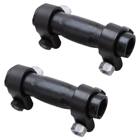 4x4 Front Suspension Kit 13pc For 2000 To 2002 Dodge Ram 2500 4WD Includes Front Upper And Lower Ball Joints Inner And Outer Tie Rods Sway Bar End Links Adjusting Sleeves, black steel tie rod sleeves