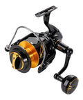 Sealed Waterproof Heavy Duty Fishing Reel Made From Saltwater Sea Metal 30Kg Max Drag 4.11 Gear Ratio 14000 20000 Size SW20000 Series Built For Offshore Saltwater Angling And Big Game