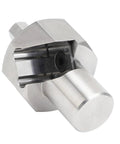 Premium Bench Dog Hole Chamfer Reamer Tool 20mm Woodworking Cutter with polished finish and hex shank for electric drill.