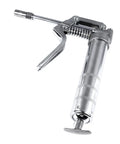 120cc Heavy Duty Handheld Grease Gun For Industrial Equipment, Chrome Plated Metal Build, Large Capacity Lubricant Filling Tool