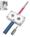 Professional Automatic Wire Puller And Cable Threader For Conduit with blue handle and metal body for efficient wire installation.