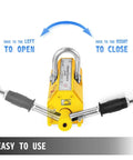 Top Notch 660 Lbs Steel Magnetic Lifter With Killer Neodymium Grip for Lifting Thick Plates, showing operation instructions.