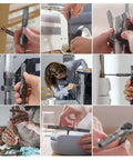 All In One Magnetic Screwdriver Set With 8 Long Bits And 32 Short Bits repairing furniture, appliances, computer, and more