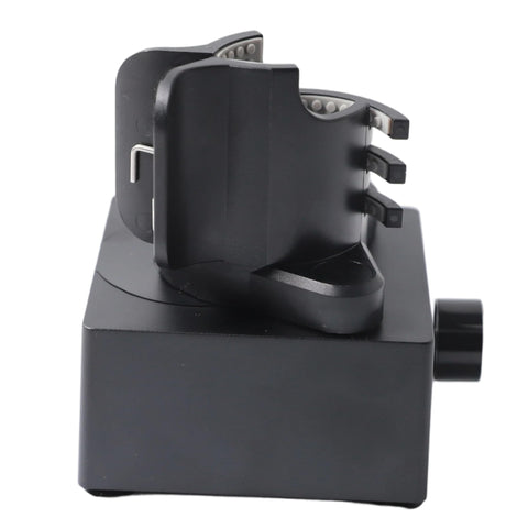 Vortex Mixer For Lab And Model Paint Shaker Auto Hands Free With Three Speed Settings From 300 To 2400 RPM Electric Industrial Lab Mixer For Acrylics Pigments And Test Tubes Beefed Up Performance, black clamp base