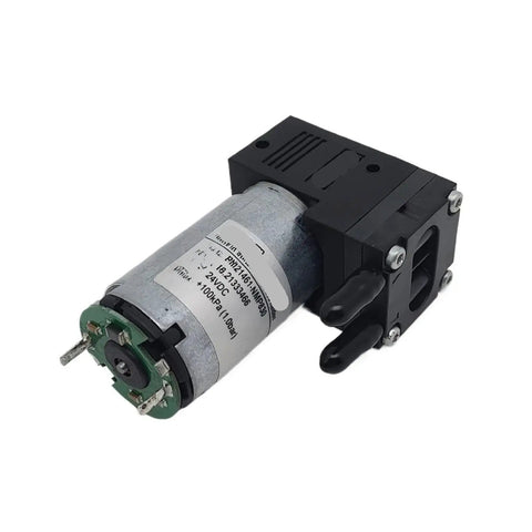Oil-free Diaphragm Vacuum Pump 24Vdc Mini Air Compressor For Ink And Water Systems Quiet Compact Design Ideal For Lab Filtration Degassing And Automated Control Tasks Reliable Suction With Low Vibration Noise