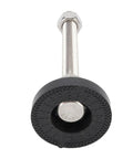Heavy Duty Adjustable Furniture Leveling Feet With Nylon Support Legs And Rubber Anti Slip Pads, Height Adjustable Up To 100mm For Tables And Chairs. black rubber pad, threaded steel leg