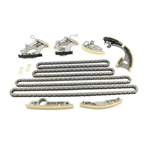 Grab A Heavy Duty 12pcs Timing Chain Kit Perfect For Your Audi A4 A6 S5 Q5 Q7 And A8 Plus VW Touareg With That Smooth 3.0T Engine Because This Alloy Build Delivers Top Tier Strength And Lasts Forever So You Can Cruise Easy Without Any Weird Noises Or. 12-piece alloy timing chain kit with chains, guides, and tensioners