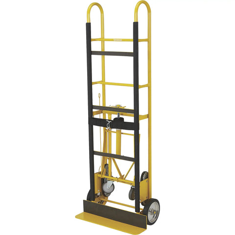 Heavy Duty Hand Truck 1200 Pound Capacity Appliance Dolly With Convertible Two Or Four Wheel Design Eight Inch Rubber Wheels