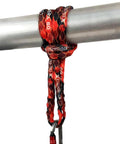 Cobra 60kN Round Sling And Safety Lanyard With Wear Resistant Cover 4ft wrapped around metal bar
