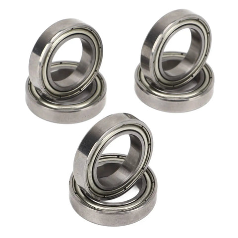 Six Pack 15x24x5mm RC Car Ball Bearings Steel Set For ZD Racing MX 07 1/7 RC Truck High Speed Low Friction Durable Performance