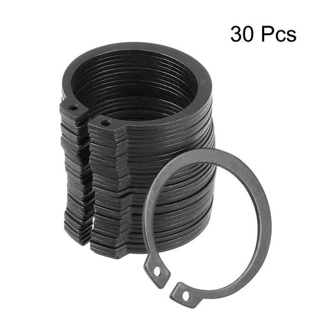 41mm External Circlips C Clip Retaining Rings Shaft Snap Ring Set 65Mn Steel 30 Pieces Built Tough For Secure Parts On Shafts