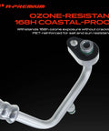 Top Shelf A C Discharge Line Hose Kit Compatible With Jeep Wrangler JK 2007 Through 2011, ozone-resistant, heavy-duty construction.