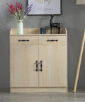 Wooden cabinet with black handles showcasing 30 Pack Black Stainless Steel Cabinet Handles And Drawer Pulls For Kitchen Cabinets
