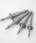 Precision C5 Ballscrew End Machined Housing For 3D Printer And Cnc Builds 16mm 20mm showing four stainless steel ballscrews.