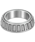 Heavy Duty Tapered Roller Bearing Cone And Cup Set 30 mm Bore 47 mm Outer Diameter 12 mm Thick Chrome Steel ABEC 3 Built For Rugged Industrial And Auto Use, shown in a front view, illustrating the tapered design and chrome steel material.