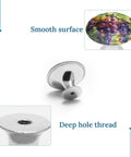 Watercolor Grape Vine Cabinet Knob Set Two Pack Aluminum Alloy And Stainless Steel Drawer Pulls with smooth surface and thread