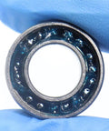 Beefed-Up Full Ball 10x19x5mm Cartridge Bearings Set Chrome Steel Blue Sealed With Grease Quad Pack For MTB Hub Pivot No Retainer Tough Load Capacity VRS Dual Lip Labyrinth Seal, close-up