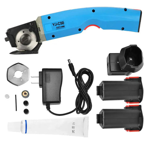 Cordless Electric Scissors Rotary Cutter 3 Point 6V Rechargeable 4500 RPM 35W with accessories for DIY