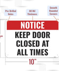 Legit Heavy Duty Sixty Mil Aluminum Door Sign Keeps Entry Snug And Welcomes Guests With Bold Dope Graphics For Lasting Durability That Actually Holds Up, 7x10 inches.
