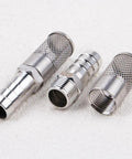 Beefy 304 Stainless Steel Hose Barb Filter With Mesh For Air Fuel And Fluids, Pressure Washer Water Suction Strainer, 19mm Inlet