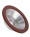 Diamond Grinding Wheel Resin Bond Circle Sharpener For Carbide And Metal, close-up of 75mm size, durable milling cutter tool accessory