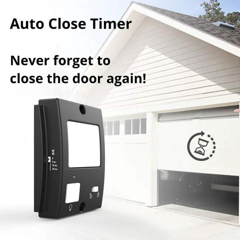 Auto close timer feature with garage door opener for Check Out This Awesome Super Quiet Half Horsepower Garage Door Opener That Runs Smooth With A Whisper Quiet Dc Motor And Strong Chain Drive Built To Last Plus Includes A Wireless Keypad For Convenient Keyless Entry Anytime.