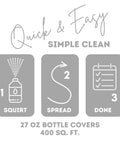 Quick and easy steps for applying Straight Up Slick Hardwood Floor Polish In A Compact 27 Oz Bottle That Dishes Out A Natural High Gloss Shine.