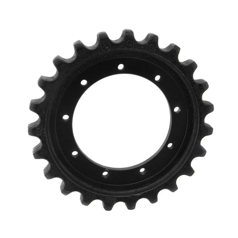 No Sweat Install Track Drive Sprocket For Takeuchi TB135 Mini Excavator 23 Teeth 9 Holes Gear Replacement Part 04710 00600 showing nine hole design and heavy-duty material.