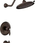 Weymouth M-CORE 2-Series Single-Handle Tub and Shower Trim Kit With Pressure-Balancing Valve Required In Oil-Rubbed Bronze Finish