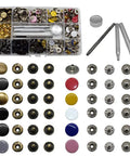 12.5 mm Snap Fastener Kit With 12 Colors And 120 Sets Metal Snaps And Press Tool For Clothing Sewing And Crafting A Go To Kit For Designers And DIY Makers