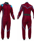 Go Kart Racing Suit For Adults Race Ready Pro Grade Motorsport Driving Gear For Men And Women Custom Digital Printing Team Colors And Sponsor Logos Breathable Lightweight Fabric Fade Resistant Performance Suit Size M
