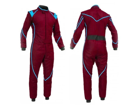 Go Kart Racing Suit For Adults Race Ready Pro Grade Motorsport Driving Gear For Men And Women Custom Digital Printing Team Colors And Sponsor Logos Breathable Lightweight Fabric Fade Resistant Performance Suit Size M