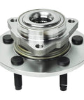 Front view of Front Wheel Bearing Hub Kit For 2006 2007 2008 Dodge Ram 1500 5 Lug With Two Hub Assemblies Plug And Play Front