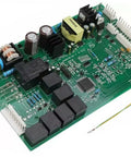Main Refrigerator Control Board WR55X10942C WR55X10942P OEM Replacement With Connectors, circuit board close-up