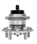 Front view of rear wheel bearing hub assembly set of 2 for 2016-2021 Toyota Prius, 2017-2021 Prius Prime, and 2011-2017 Lexus CT200h.