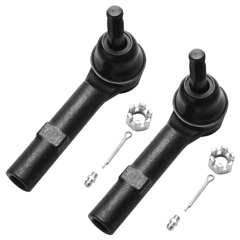 4WD 14 Piece Front End Kit For 2007 2013 Chevy Silverado 1500 Complete Suspension Replacement With Control Arms Ball Joints Tie Rods Sway Bar Links 6 Lug 4x4 Ready To Roll, two tie rod ends