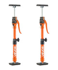 VEVOR cabinet jack support poles, 2-pack, orange steel telescoping poles with clamps for cabinet installation up to 220 lbs